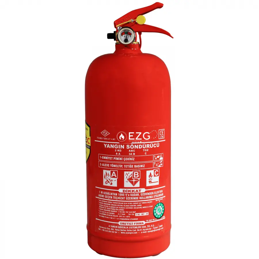 1 Ve 2 Kg.'Lık Kuru Kimyevi Tozlu
